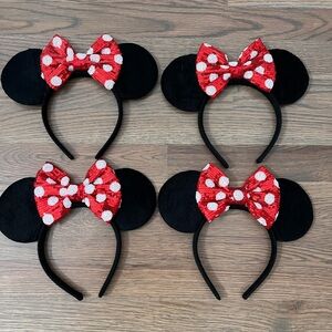 Polka Dot Mouse Ears Headbands